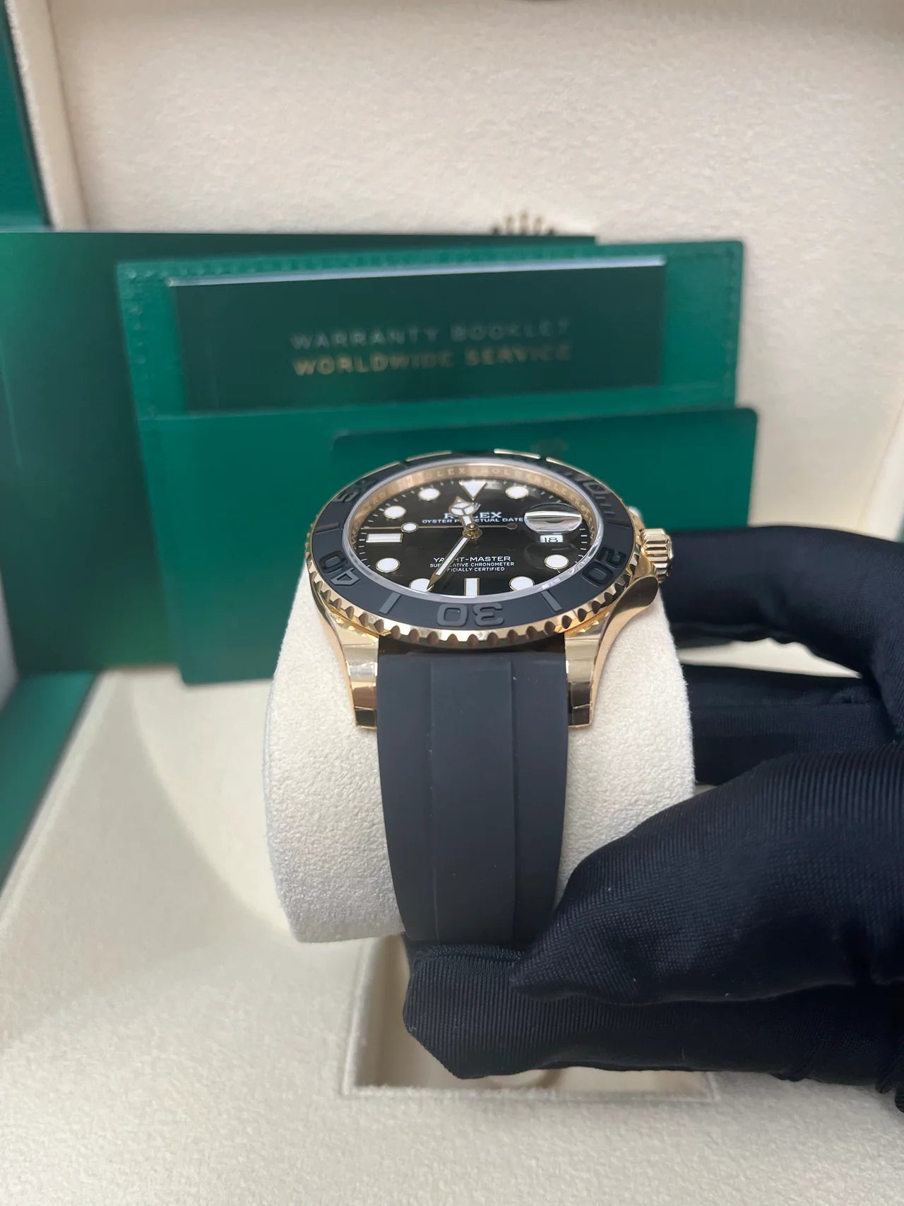 Yatch-master 42 mm Gomma Oro Giallo