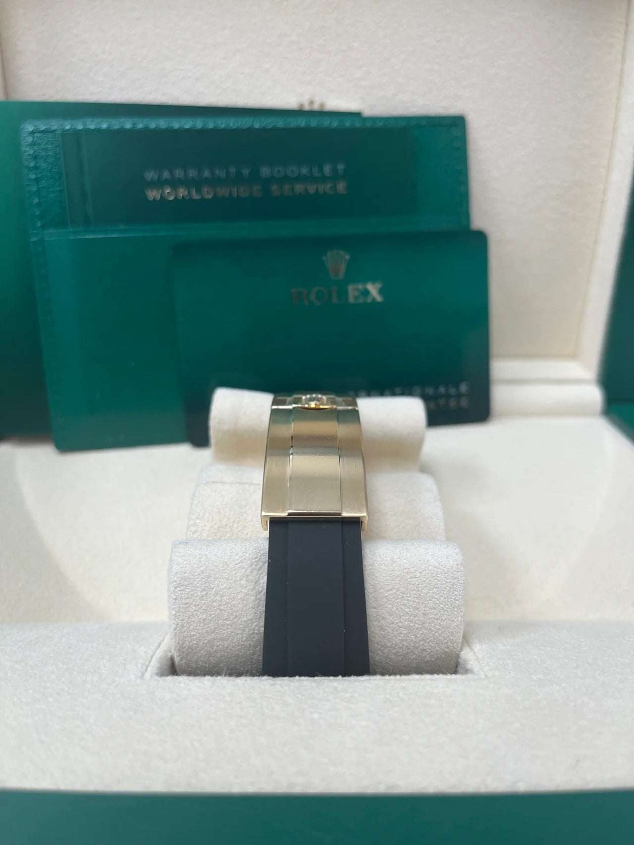 Yatch-master 42 mm Gomma Oro Giallo